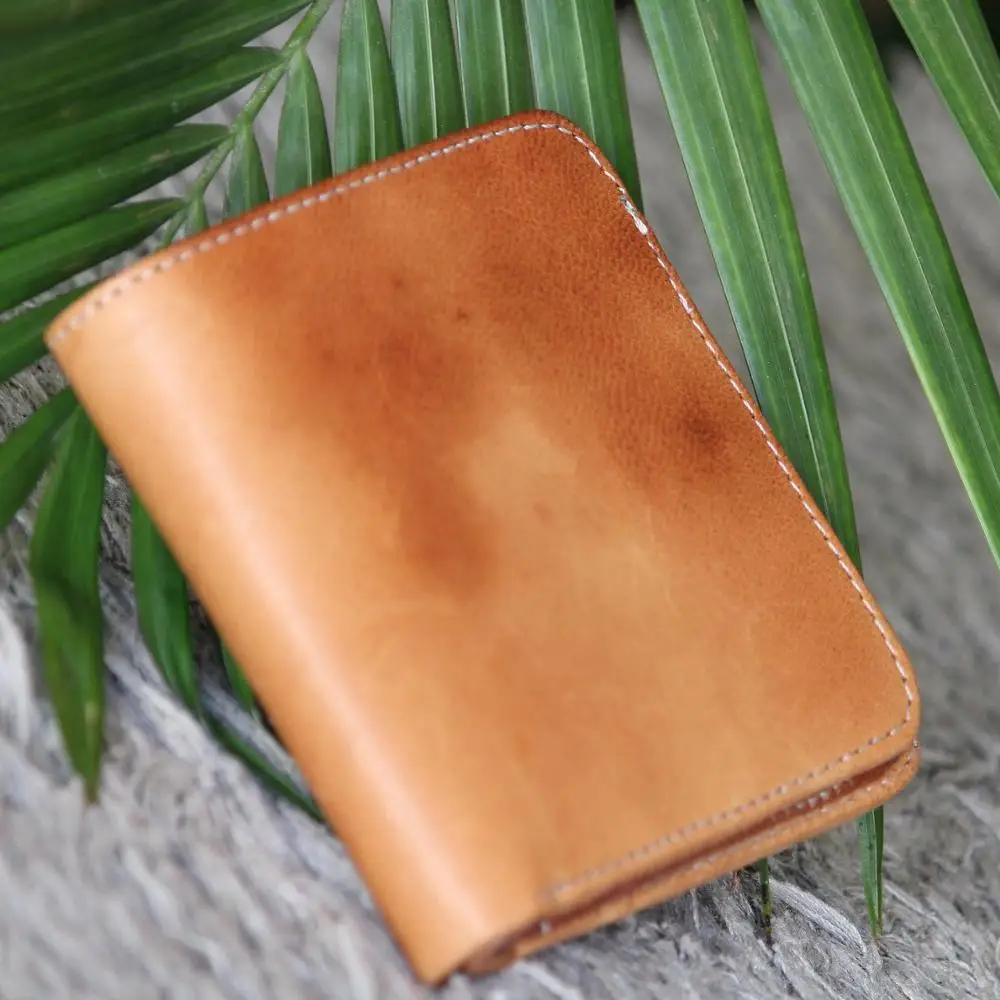 Real Genuine Leather Wallets Casual Gift ATM Card Key Holder For Mens Unisex Wallet
