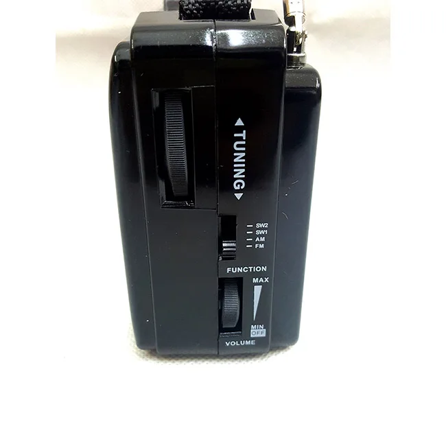 
Best Sale High Sensitivity Portable Black FM/TV/AM/SW1-2 Band Radio Comes with Built-in Speaker Easy To Bring Around 