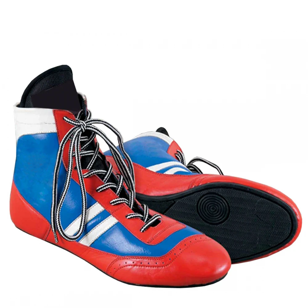 
2021 High Quality Professional Leather Boxing Shoes 