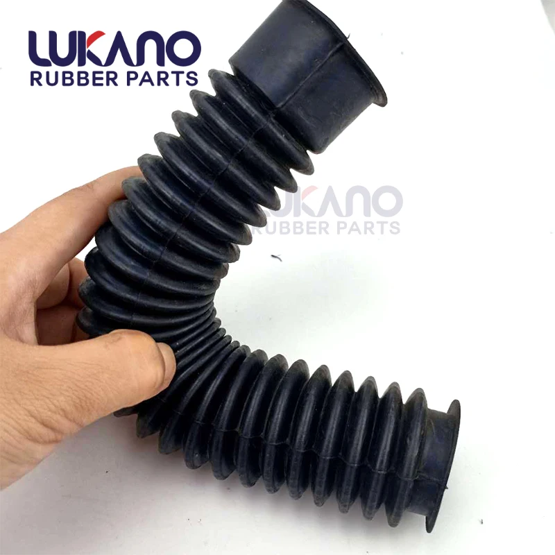 Molded custom round silicone rubber accordion flexible bellow