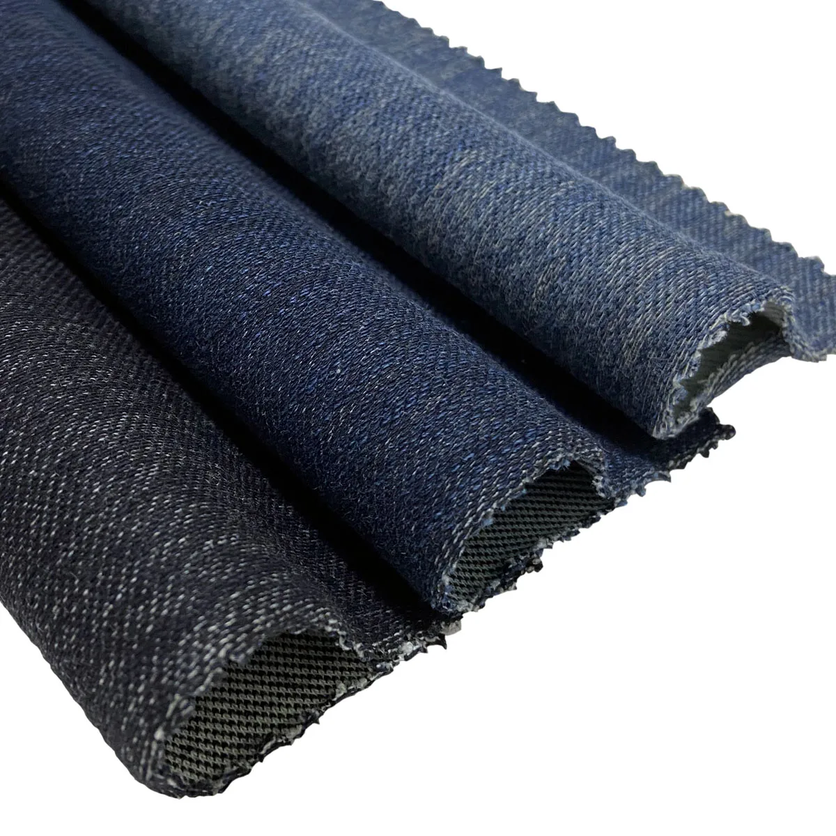  Трикотажная джинсовая ткань г/кв. М цвет Индиго 95 хлопок 5 спандекс
