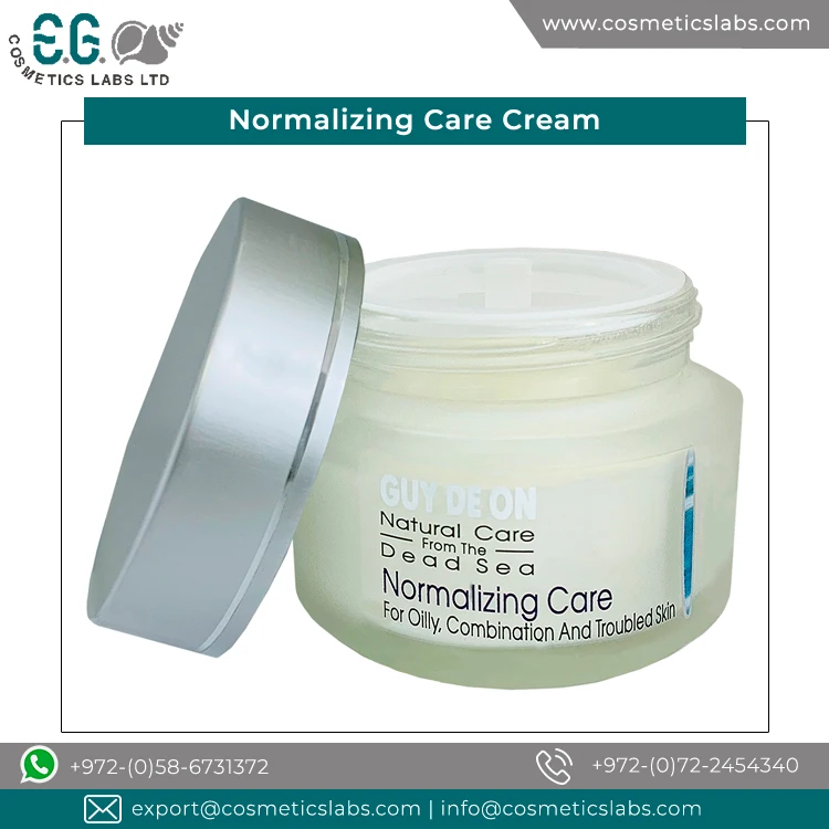 Private Label Manufacturer Globally Selling Standard Grade Skin Care 100% Natural Normalizing Cream for Oily Skin