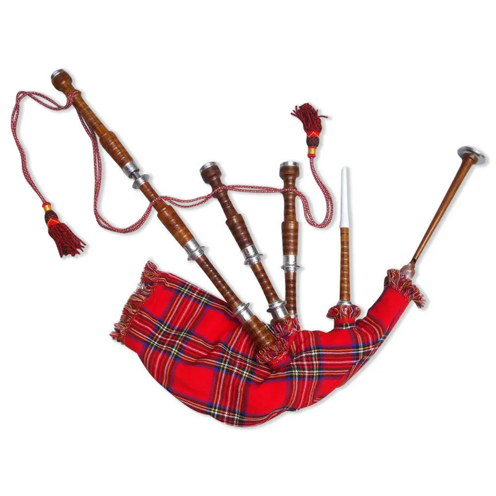 Scottish Great Highland Rosewood Bagpipe