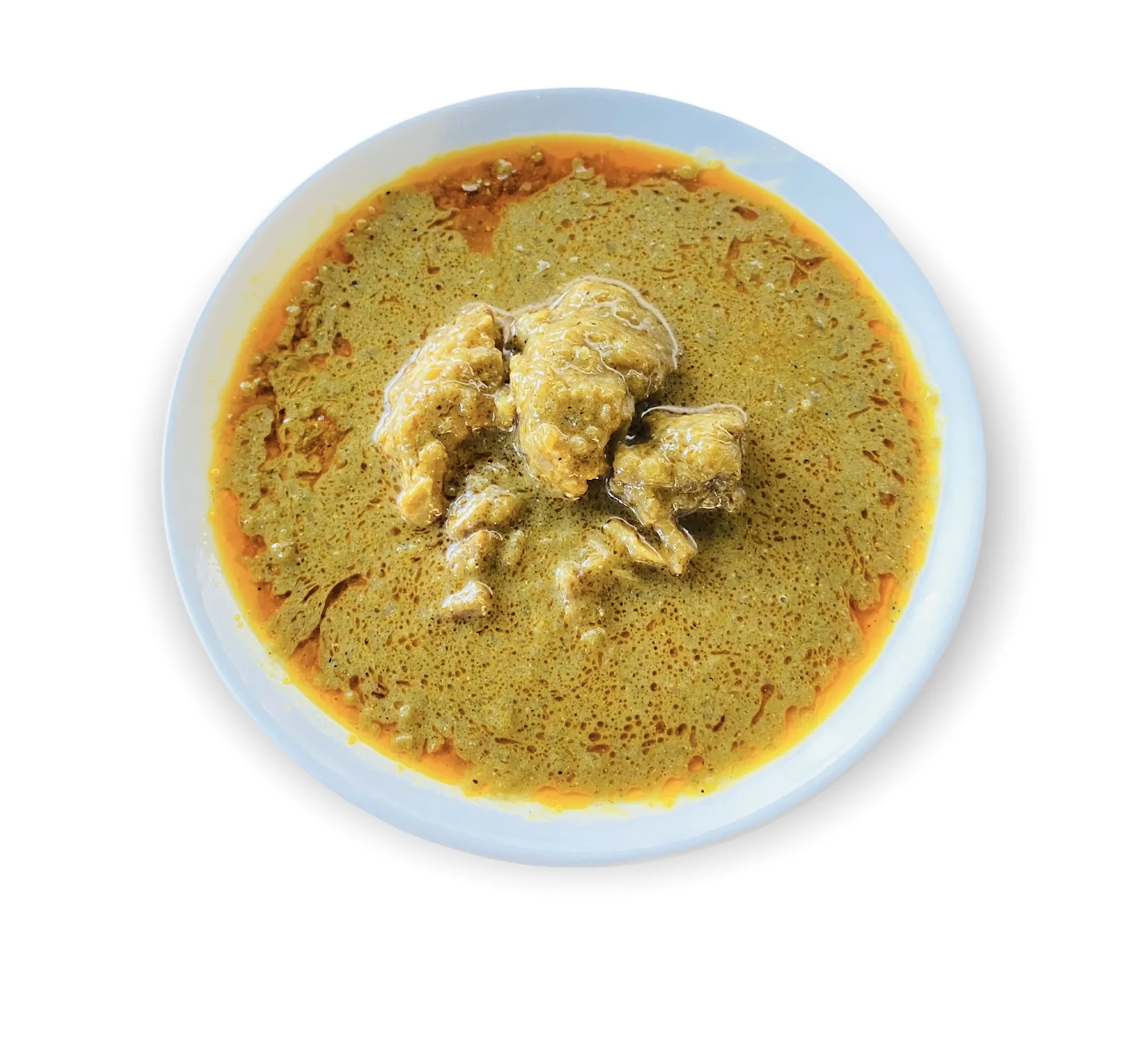 Thai style Kowsoy Nuae Soup Coconut curry Soup With Beef