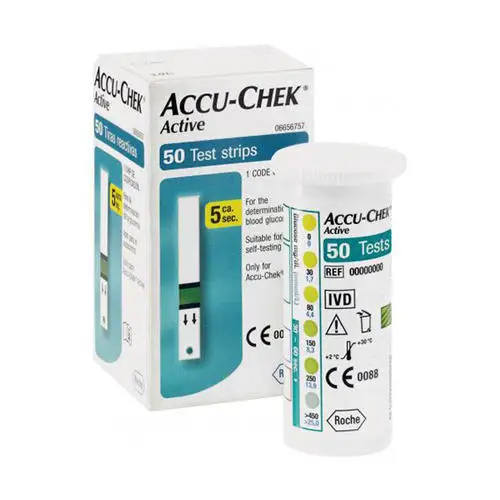 Активный глюкометр ACCU CHEK с тест-полосками, новый запас