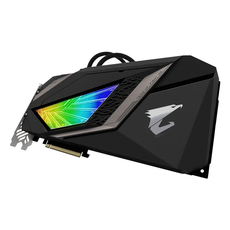  Видеокарта GIGABYTE AORUS NVIDIA GeForce RTX 2080 XTREME WATERFORCE 8G с 240 мм AIO RGB Fans (GV-N2080AORUSX