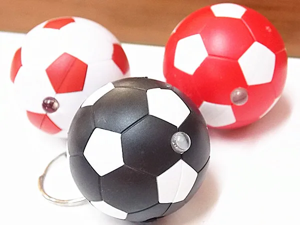 
football with flash light keychain for souvenir promotional goods 