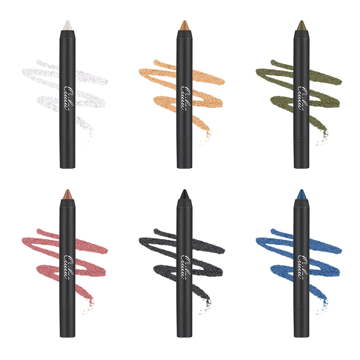 OULAC Problack long high quality in stock eye makeup eyeshadow pencil cream shadow stick