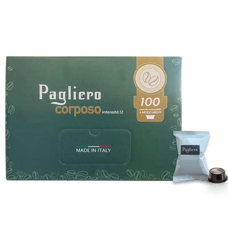 
Капсулы для кофе PAGLIERO - A Modo Mio-Corposo-упаковка из 100-коробка 1 