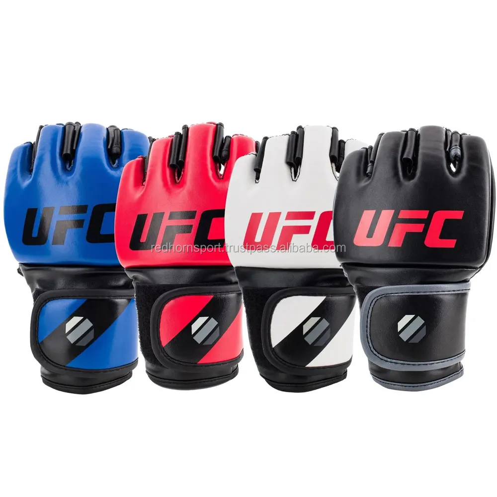Professional Custom Printed MMA Gloves Manufacturer Glove Training shooter glove guantes mma by Red Horn Sports