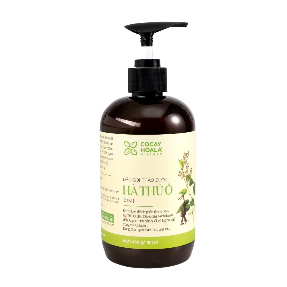 Ha Thu O 2in1 Hot Selling Shampoo From Vietnam Hair Loss Prevention Anti-Itching Color Protecting hair Dye