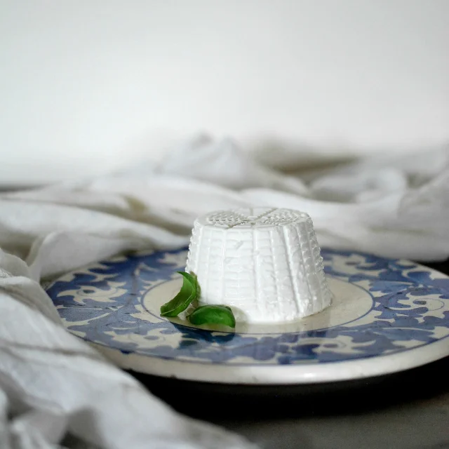  Итальянское качественное производство охлажденной свежей сырой козы ricotta 100gr x 2 мягкая и кремовая
