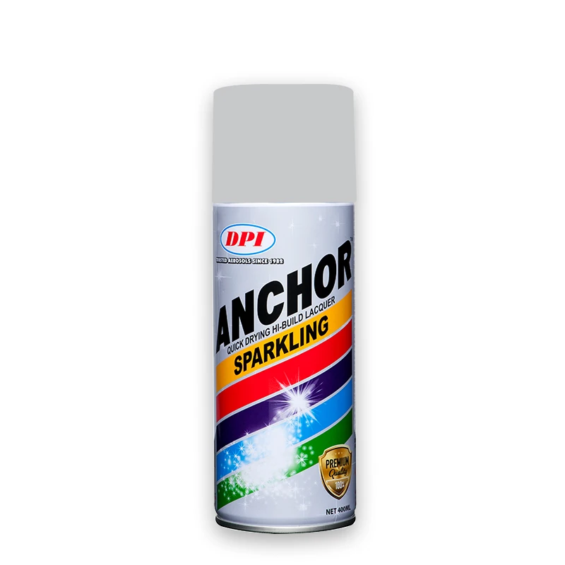 Спрей до последнего падения краска-распылитель со сверкающим металлическим точечным закреплением DPI может использоваться в различных настройках около 400gm