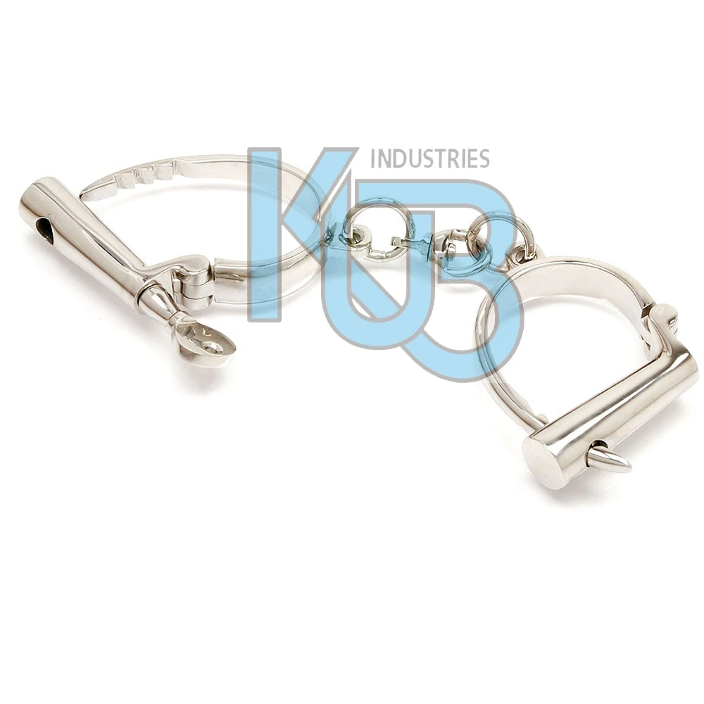 Наручники KUB, недорогие универсальные наручники для полицейской промышленности, латунь/сталь, индивидуальная упаковка, PK, полицейская нагрузка, регулируемая, 300, 20 г