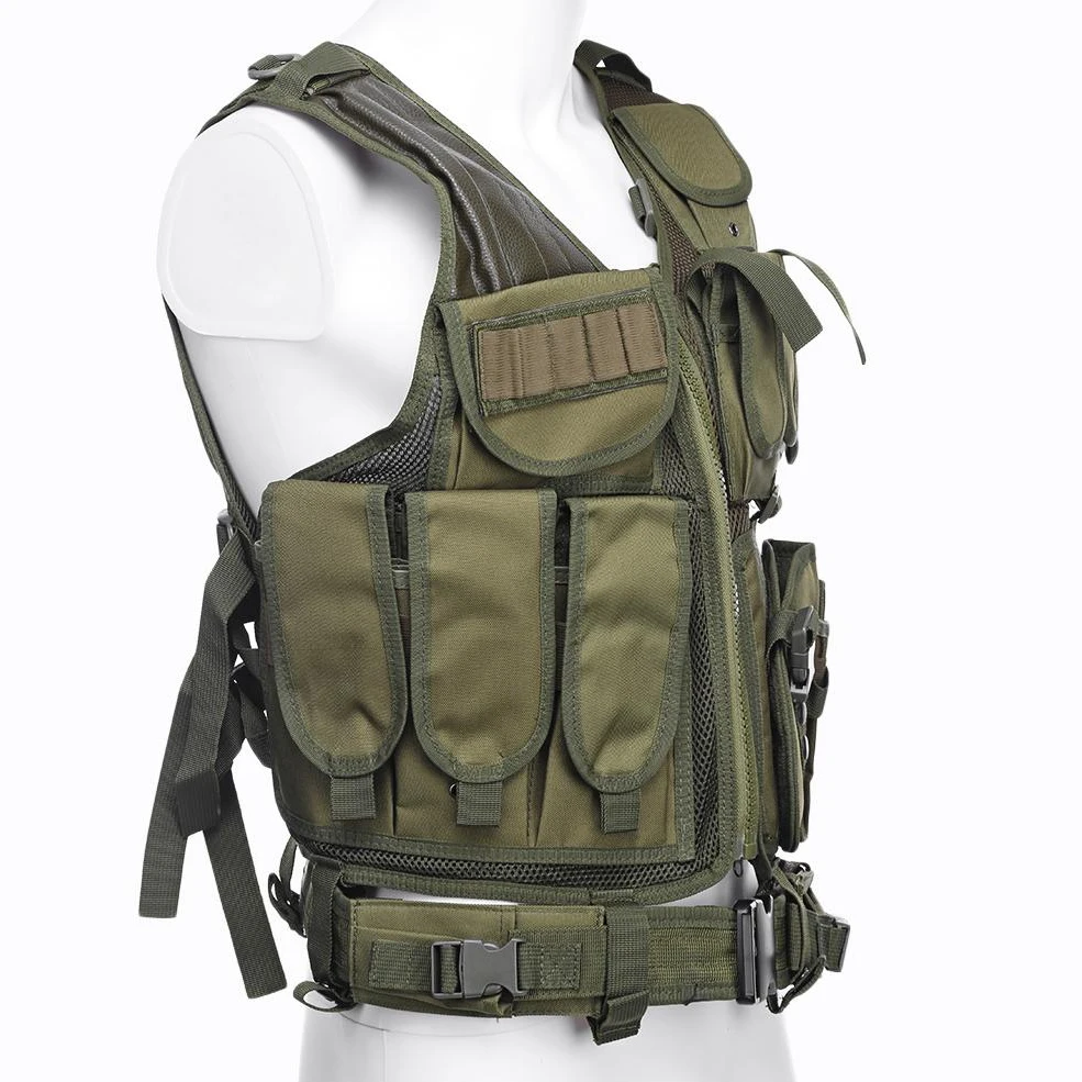 2021 New Design Combat Gear Military paintball tactical Vest personalized custom printing Outdoor Sports Army Tactical