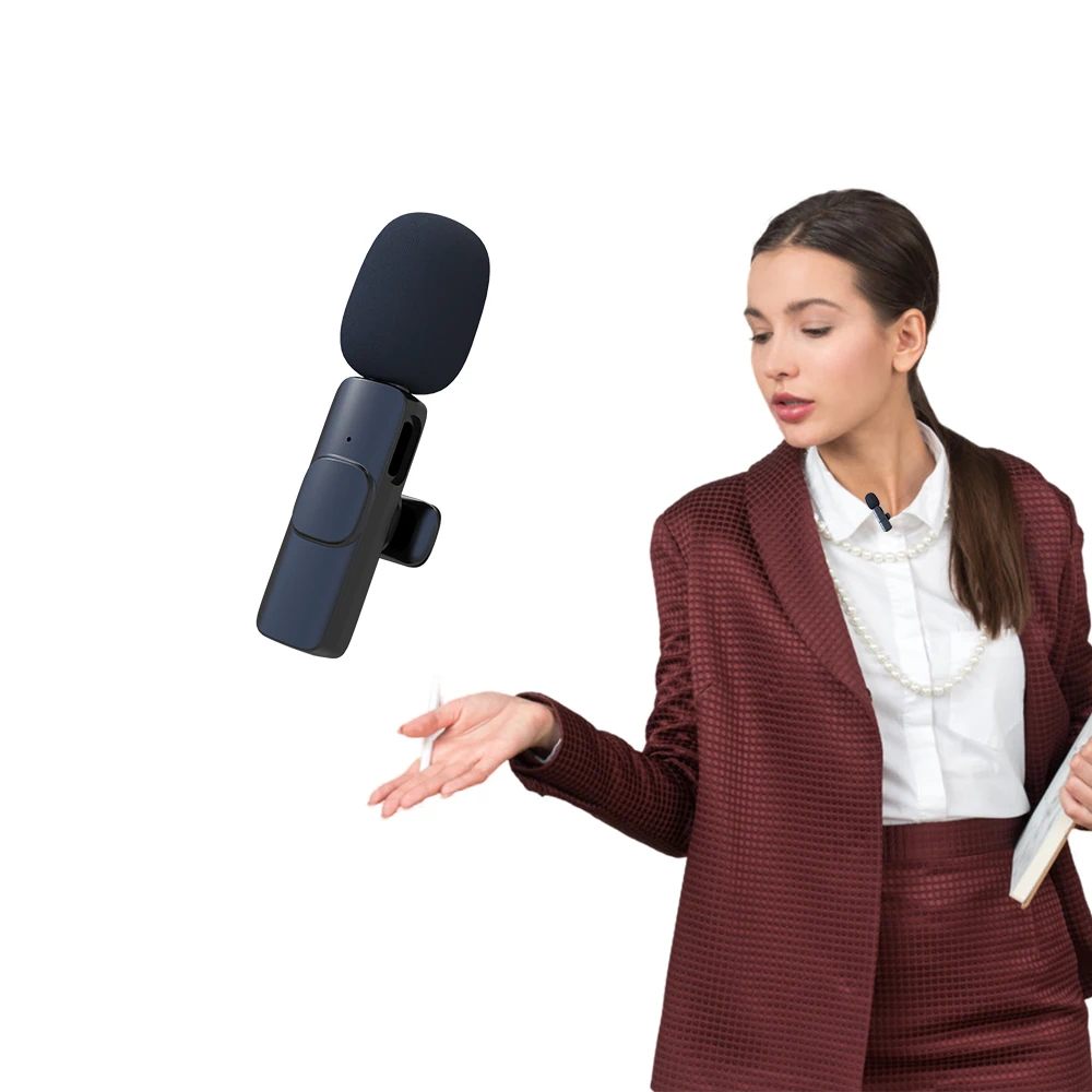 Noise reduction live interview wireless lavalier microphone skerei beta for iOS Type