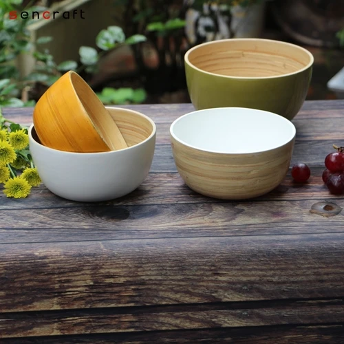 Eco-friendly Bamboo/Wood Salad Bowl Made in Vietnam