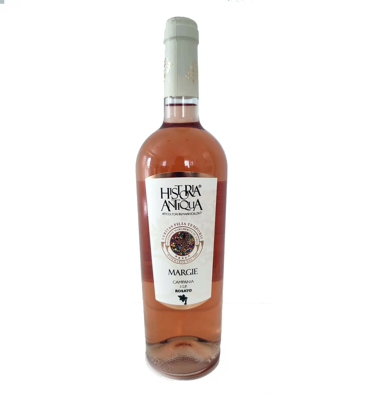 rose italian wine CAMPANIA ROSATO IGT  goes well with all types of meals and aperitif it has brilliant orange pink color
