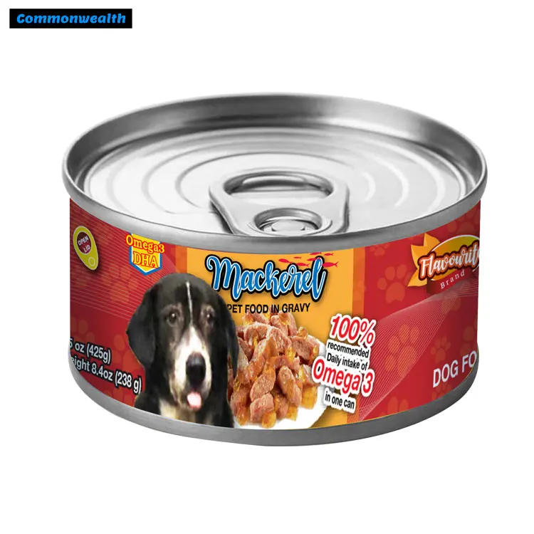 
Упаковка 14 унций корма для собак, скумбрия, консервированная рыба/олово по разумной цене 