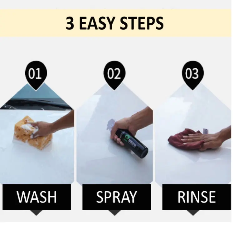 4L 1Gallon Spray Wax Quick Detailer Super Hydrophobic High Gloss 3 in 1 Formula