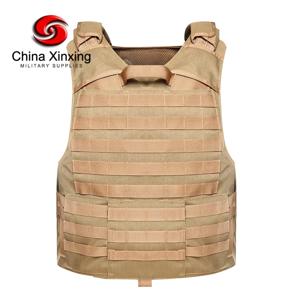 Custom Khaki Quick Release Ballistic Vest Aramid Military Bullet proof Vest Bulletproof Body Armor