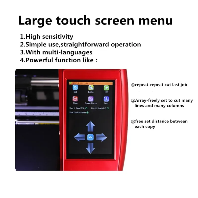 Skycut 24 Inches Signmaster Pro Support Wifi Connection Cardboard Cutting Plotter With Table And Basket