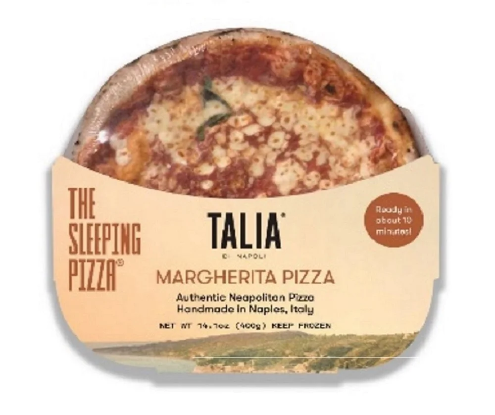 
Fully Baked Frozen Handmade Margherita Pizza 100% Natural No preservatives No additives No GMOs 