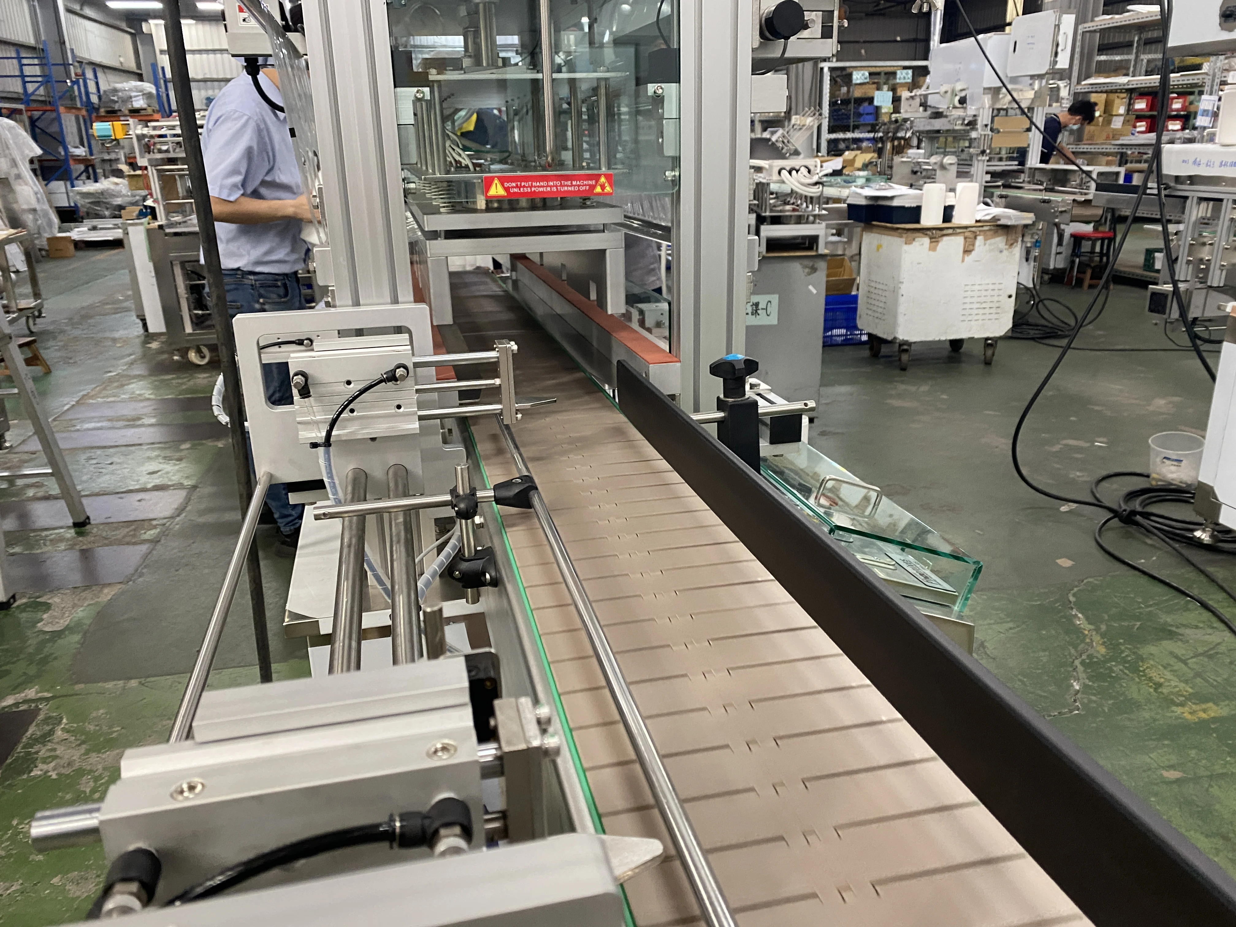 ON SALE. 70% off. Automatic canister / jar sealing machine. Wipe sealer. Production line sealing machine. Sealing films