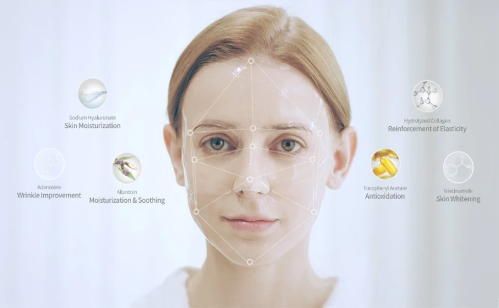  K-Beauty антиоксидант для ухода за кожей глютатион гидрогель листовая маска лица