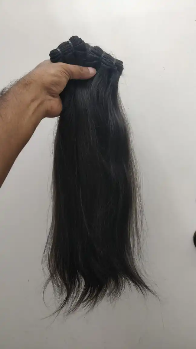 Raw Curly Human Hair Shining Human Hair Indian Can Be Bleached Curled, Ironed, Superior Quality Natural 100% Real Human Hair