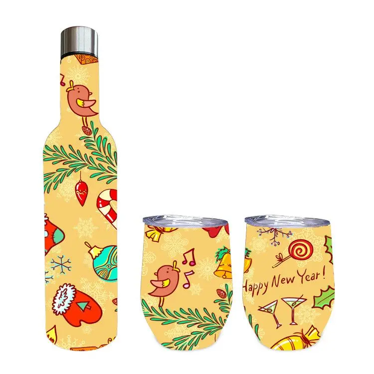 Customized high quality Egg Shaped Durable Double Wall Stainless Steel Vacuum Tumbler Stemless coffee Wine  Cup with Lid