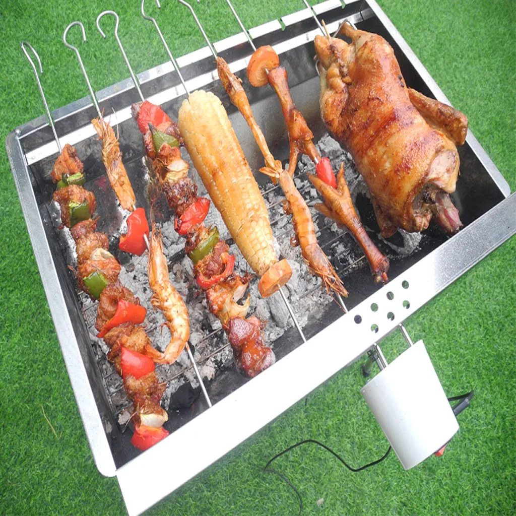 Viet Nam Factory Price Stainless Steel Charcoal Grill Outdoor Grill Charcoal BBQ Grill Light Grey Colour