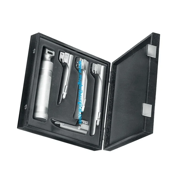 Набор ларингоскопов Guedel-Negus 4 лезвия 1 ручка