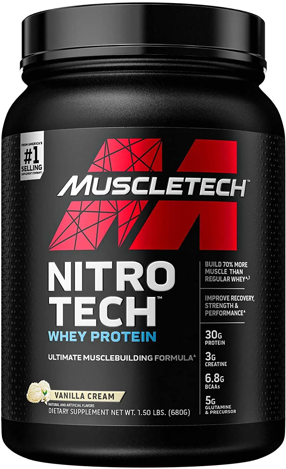 Verify Nitro Tech 100% Whey Gold MuscleTech Whey Protein Double Rich Chocolate Flavor
