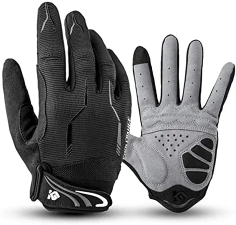 Coolchange Велоспорт оборудование дышащие на весь палец SBR Pad сенсорный экран велосипедные спортивные мотоциклетные велосипедные перчатки