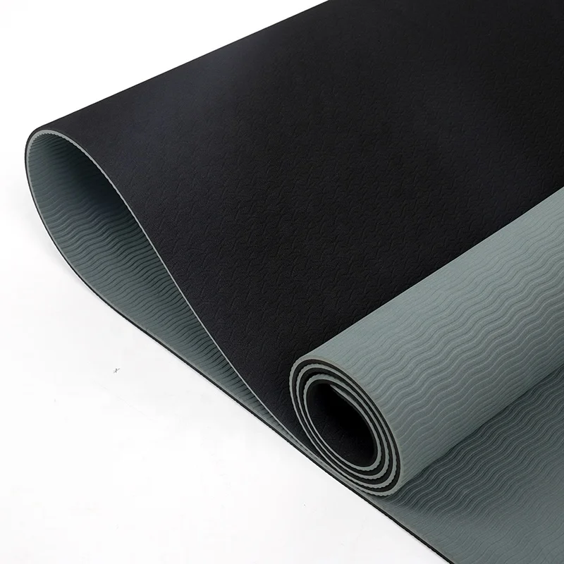 High Quality Anti Slip TPE 6mm Environmental Friendly Custom Printing Yoga Mat