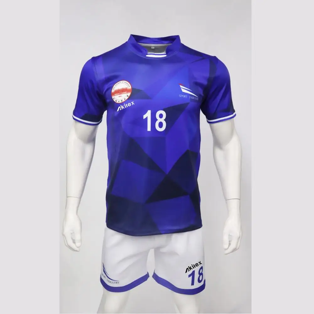 
custom made sublimated handball uniforms 