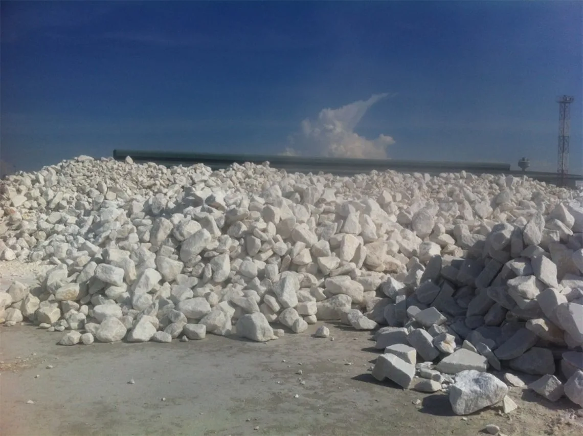 Порошок карбоната кальция стеариновая кислота с покрытием CaCO3 6 - 30 микрон