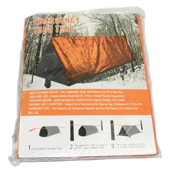 Выживания палатка временное убежище с палатка выживания свисток лампы для пеших прогулок и для водонепроницаемый чехол