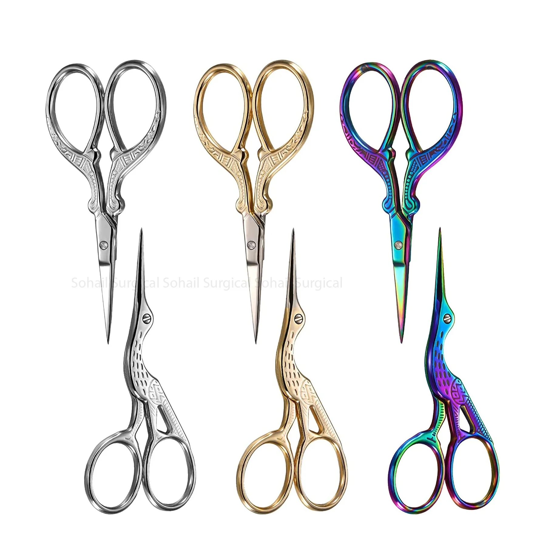 stork bird scissors