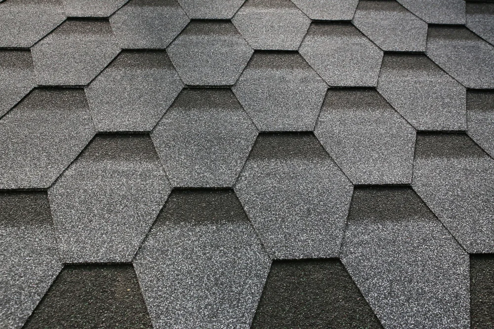 Waterproof Beautiful Cheap hexagonal asphalt roof shingle - Sim Shingles - Hexagon
