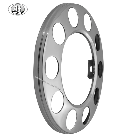 
22.5 inch Stainless Steel Wheel Trim Truck Wheel Protector Ring(open center) 