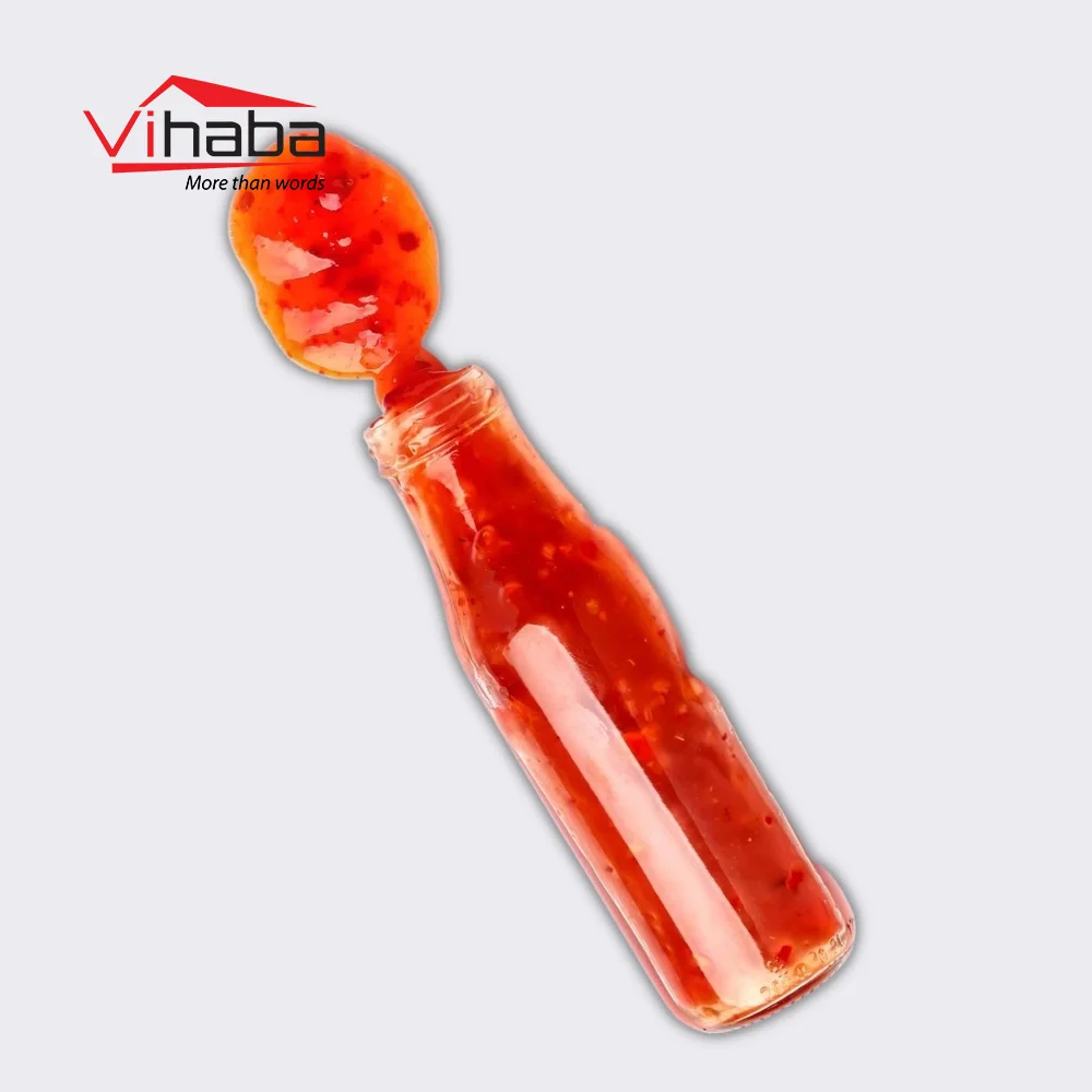 Food & beverage other sauce glass bottle hot pot sauce food flavors chilli pepper