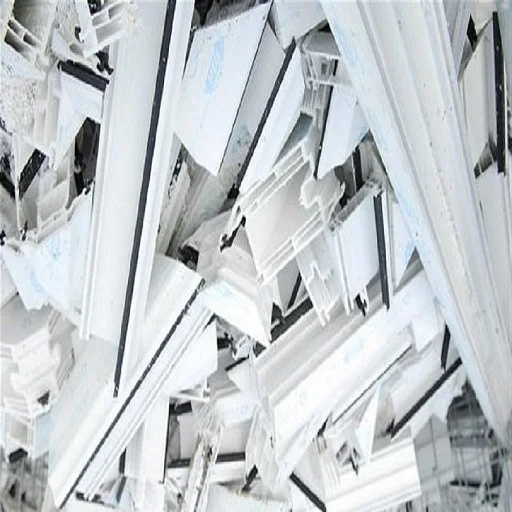 
ПВХ серая труба для переработки переработанного пластикового столба, ПВХ лом 