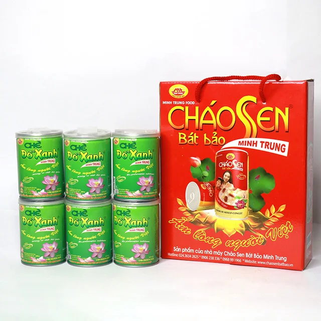 Canned Food  instant Green bean gruel from Minh Trung Vietnam - No preservative