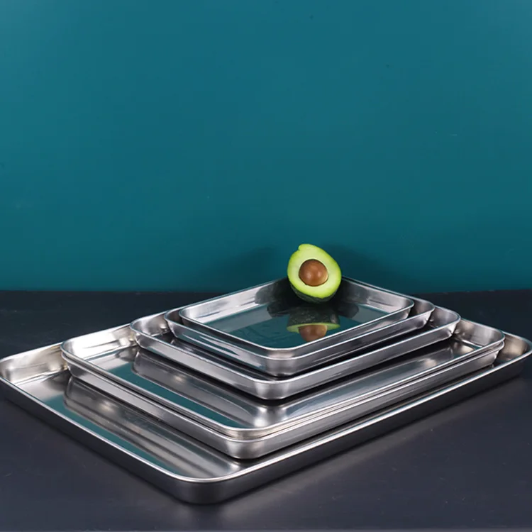 Food Grade Stainless Steel Baking Tray Set Baking Tray Baklava Plate