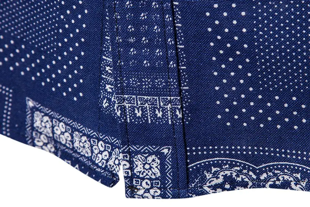 
Wholesale 2020 Hot sell 40% cotton 60% hemp shirt Plus Size Flower men shirt Slim Fit Hawaiian Shirts For Men 