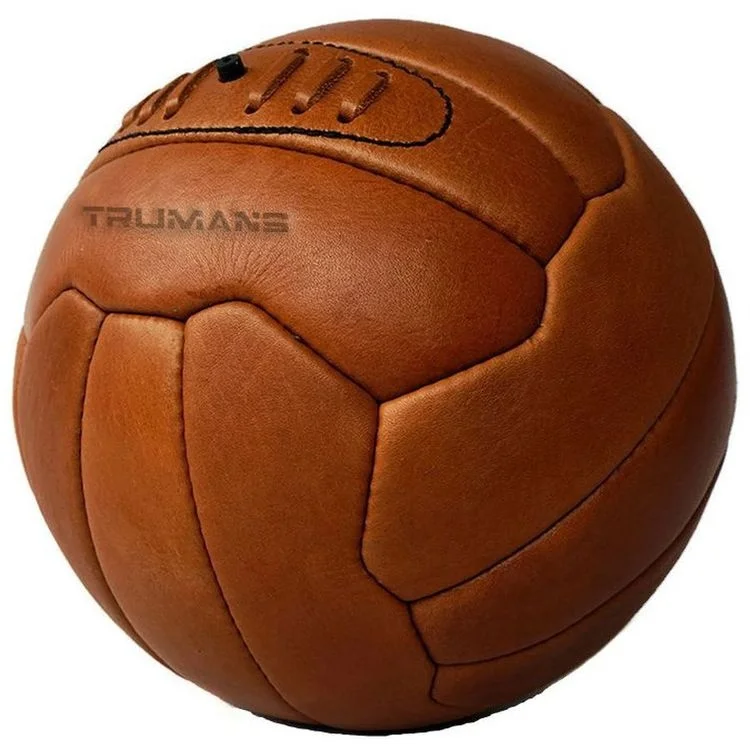 Vintage Retro Old Fashioned Football  100% Genuine Leather Antique Soccer Ball Vintage Leather Rugby Ball Leather Rugby Ball