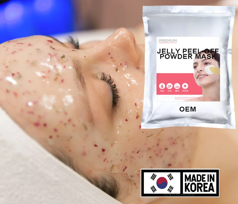 Product of Korea Vegan Hydrojelly Powder Mask Korean alginate Facial Powder peel off mask Crystal Hydro Jelly modeling Mask