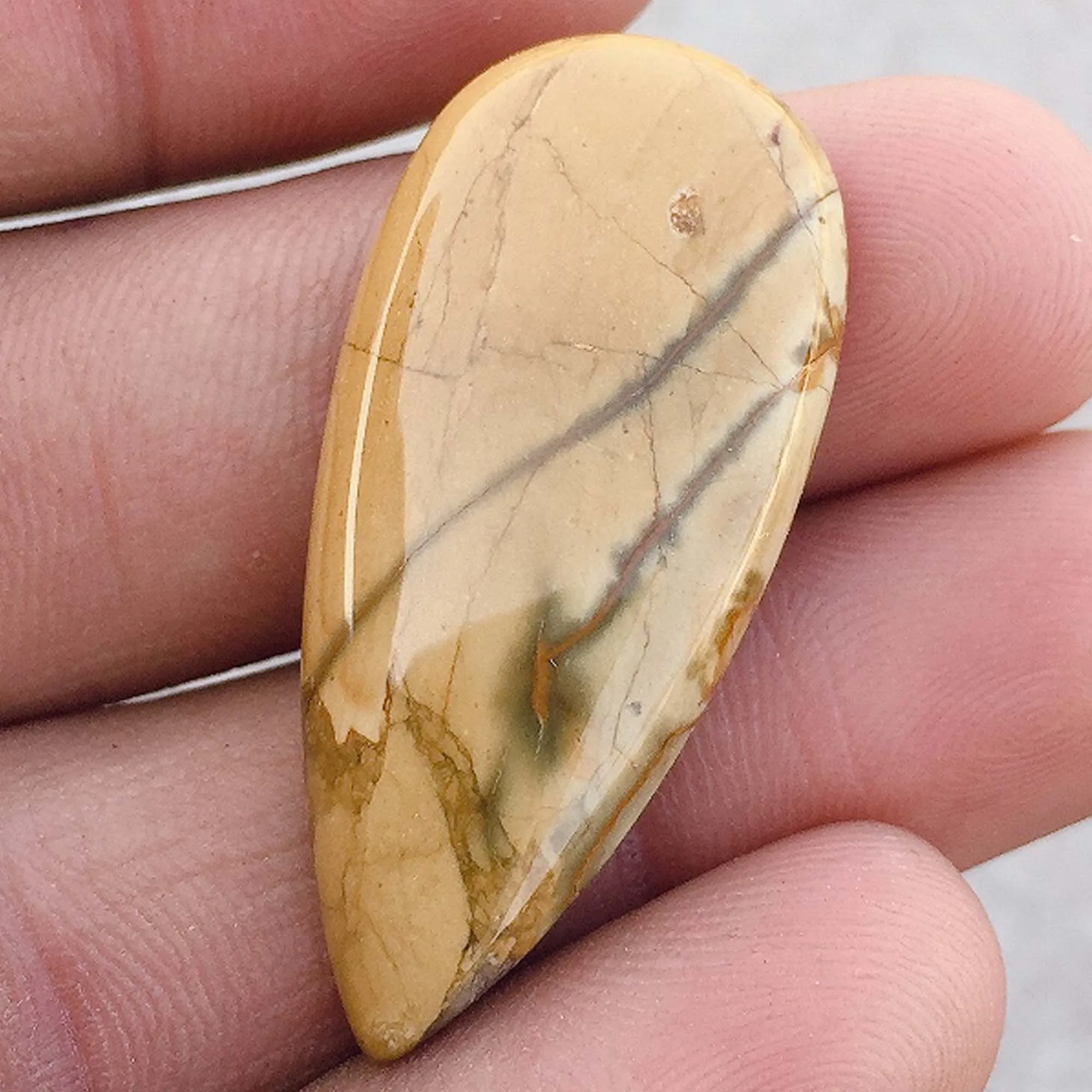  Американская Картина лечебный камень яшма кабошон в форме груши